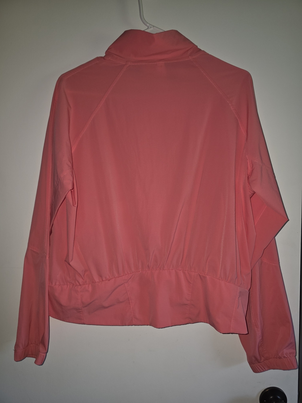 Women's Light Pink Zip-Front Jacket 1xl - Picture 2 of 5